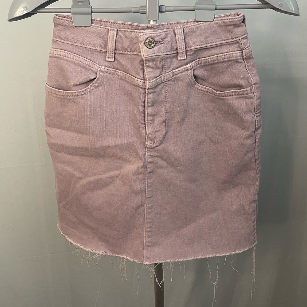 Light purple!‎ Hollister denim mini skirt size 3